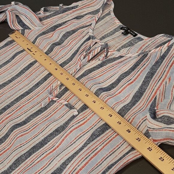 Como Black Open Sleeve Lightweight Top - Picture 8 of 8